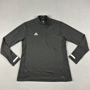 Adidas Sweatshirt Womens Medium Pullover Shirt 1/4 Zip‎ Soccer Climacool NWT